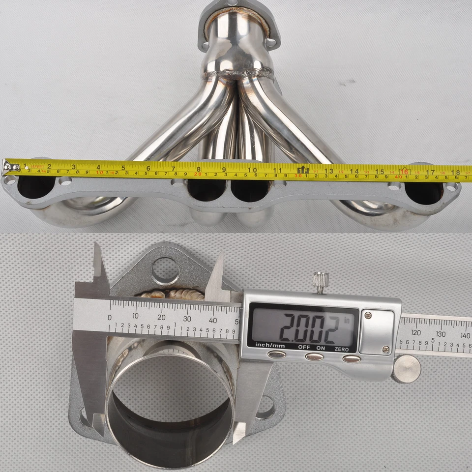 Coletor de escape cabeçalhos bloco pequeno SBC V8 283 305 327 350 para Chevy Hugger - Imagem 3 de 4