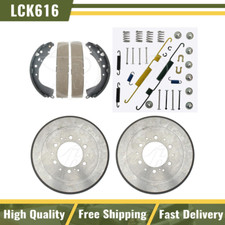 Rear Brake Drums & Brake Shoes Hardware Spring Kit Fits 2004-2006 Toyota Tundra