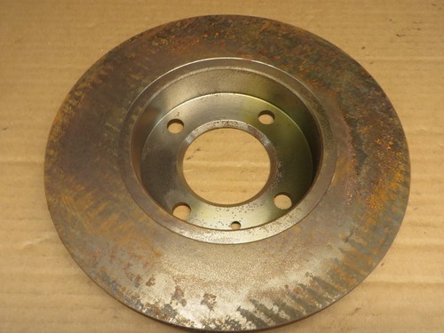 VW AUDI 2 FRONT BRAKE ROTORS #141095# 3450 NOS UNUSED 2 PIECES 1 w RUST 1 CLEAN - Picture 2 of 5