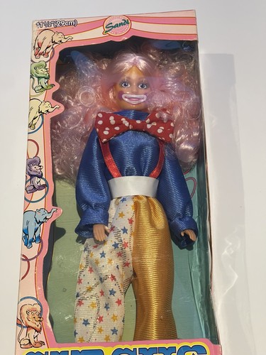 Vintage 1980’s 11-1/2” Circus Sandi Clown Doll by Totsy Very Rare Item - Picture 2 of 13