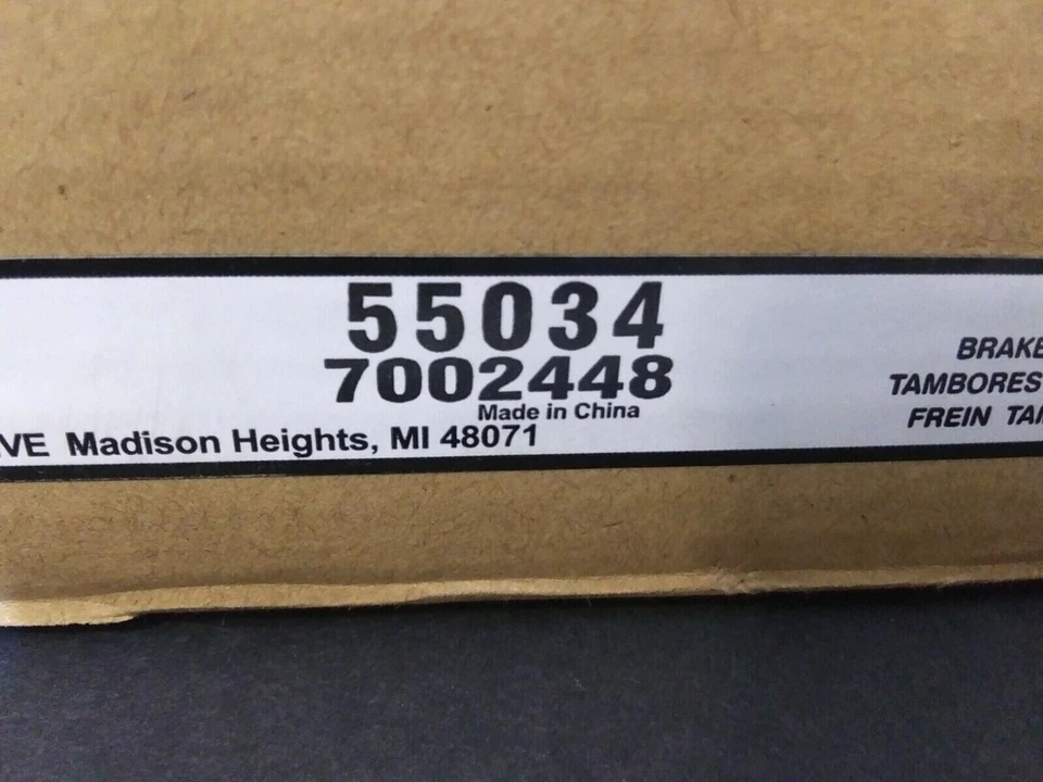 Rotor de disco Qualis 55034 delantero para 98-01 Chevrolet Cadillac Buick Pontiac Olds Foto 2 de 4
