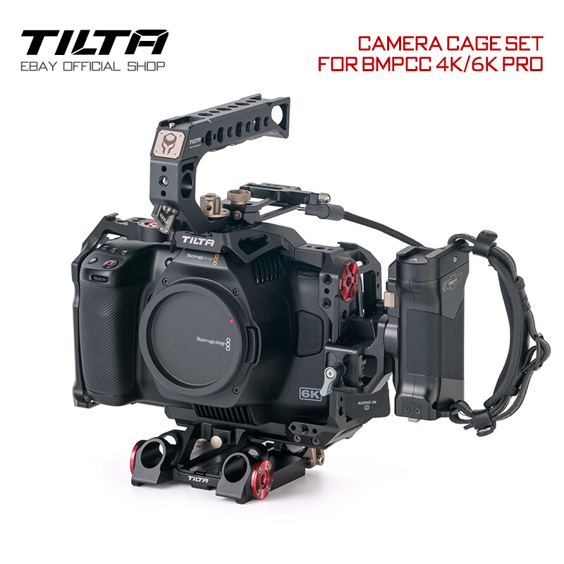 Tilta BMPCC 6K PRO Tactical Camera Cage Aluminum-Alloy For Blackmagic 4K/6K  Pro