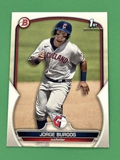2023 Bowman Jorge Burgos 1st Bowman BP-98 Cleveland Guardians (R)