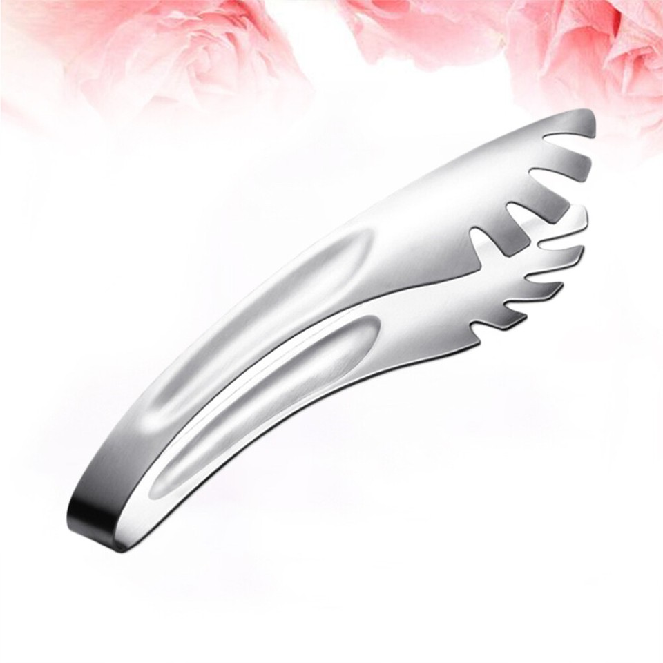 Stainless Steel Pasta Tongs Metal Spaghetti Tongs Dessert Tongs Bbq
