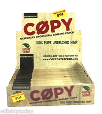 1 Box 24 Packs Copy Brand Cigarette Rolling Papers King Size made by Raw