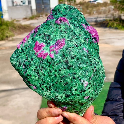 4.98LB Natural green Ruby zoisite (anylite) crystal Healing - Picture 10 of 24