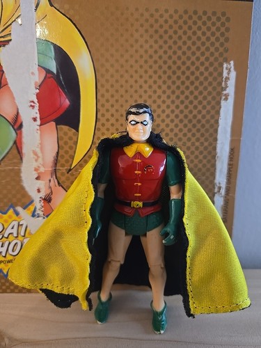 1990 Toy Biz DC Comics Superheroes Robin with Card Back - Picture 2 of 12