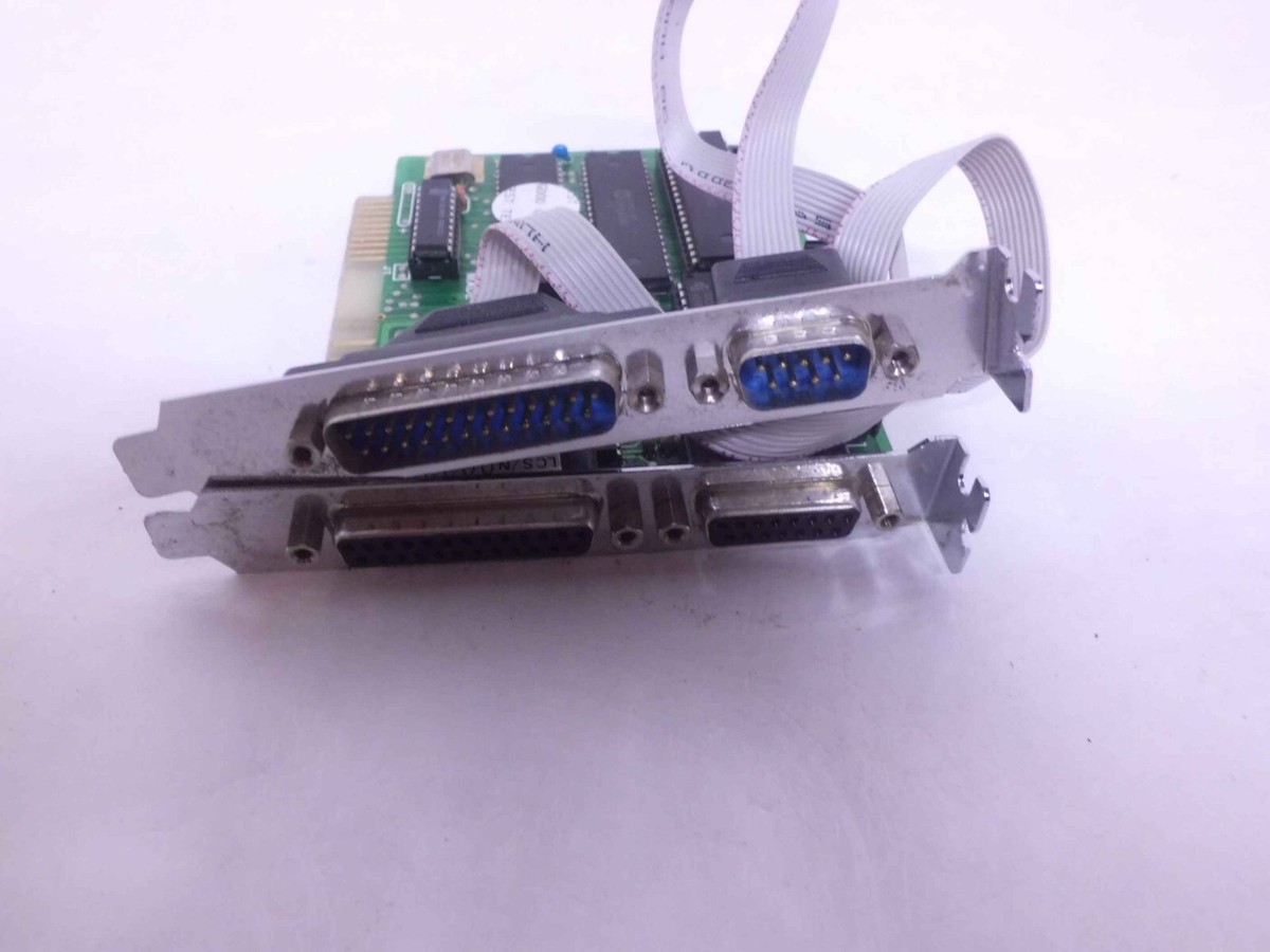 ISA 8bit Multi I/O 2 serial, 1 parallel, 1 game port, TESTED GOOD