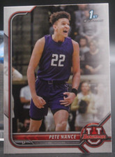 Pete Nance (North Carolina Tar Heels/RC) 2021-2022 Bowman U. #34