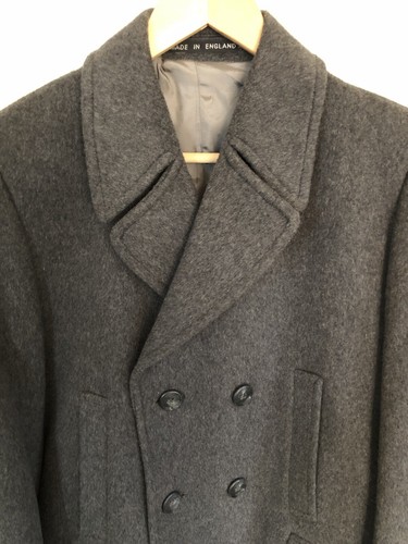 Kindler Grey Wool/Cashmere-Blend Pea Coat - UK42 - New - Picture 2 of 16