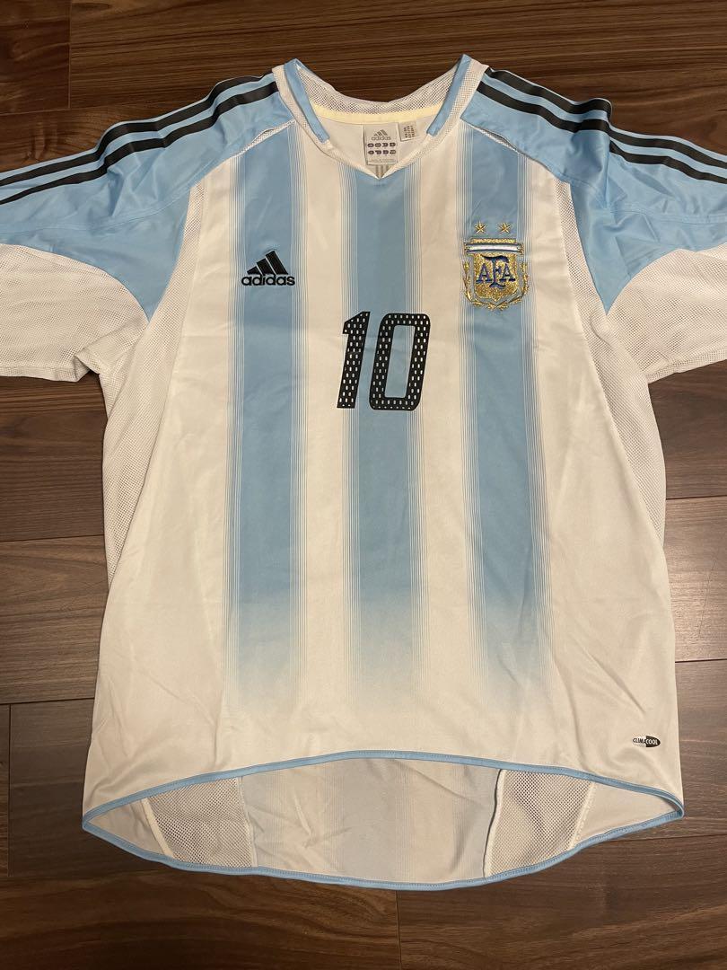 Vintage Aimar Argentina 04/05 Home Size M adidas Jersey Original