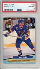1992 Fleer Ultra Brett Hull #196 HOF PSA 10