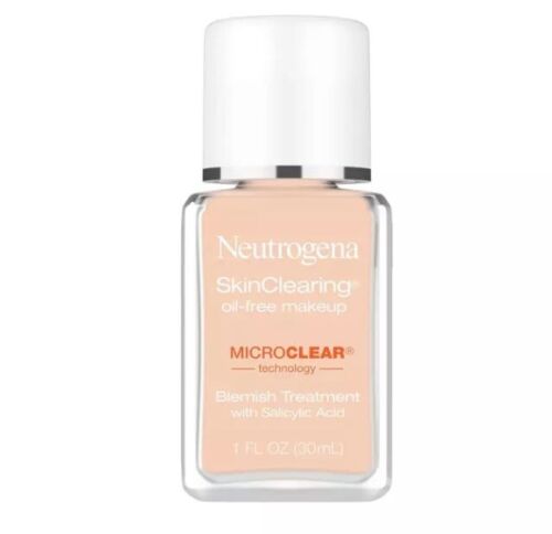 Neutrogena Skin Clearing Oil-Free Makeup Foundation - 80 Medium Beige - EXP FREE