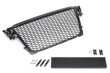 Für Audi A4 B8 8K + Avant Kühlergrill Sportgrill Waben Gitter Grill Schwarz PDC