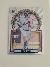 2023 Bowman Chrome Brett Baty Rookie of the Year Favorites Insert RC #ROYF-3