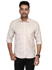 Cotton Silk Casual Shirt For Men