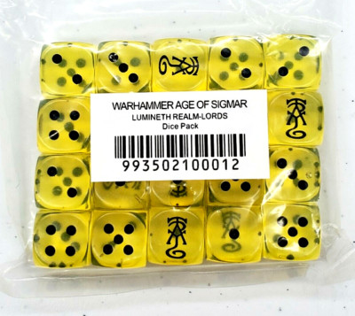Lumineth Realm-Lords Army Box 20 Dice Warhammer Sigmar | eBay