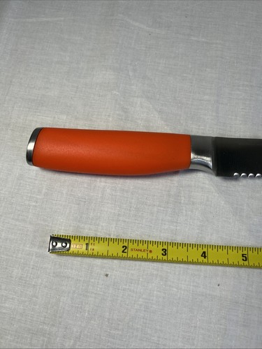 HOMER LAUGHLIN Orange FIESTA 13" SERRATED BREAD KNIFE STAINLESS MADE IN CHINA - Picture 5 of 5