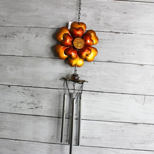 NEW Metal Wind Chime Noise Maker Garden Patio Outdoor Yard Decor Flower
