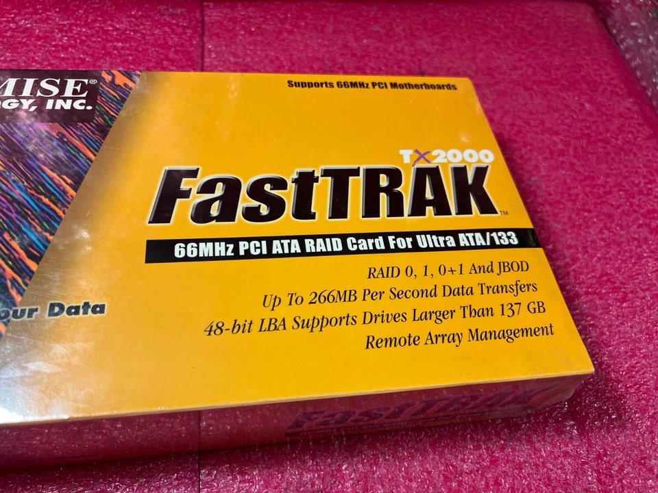 1 Pc Promise FastTrak TX2000 PCI IDE Raid Controller Card NEW - Image 3 of 4