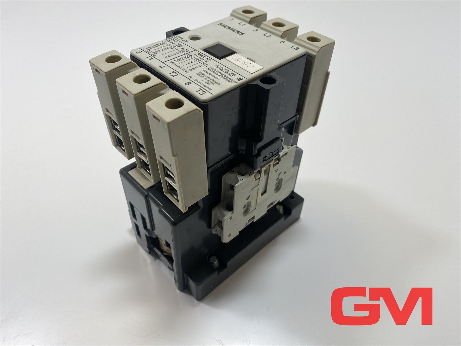 Siemens Contactor 3TF4722-0BB4 24VDC Power Contactor 3-Pole Damaged
