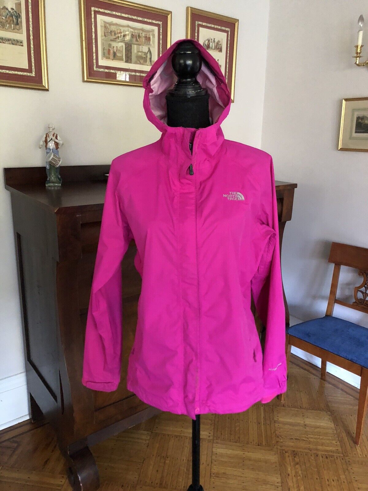 The North Face Dryvent Jacket Womens Size Small Fuchsia Pink Light