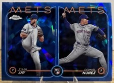 2024 Topps Chrome Update Sapphire - Tyler Jay & Dedniel Nunez #USCS82 (RC)