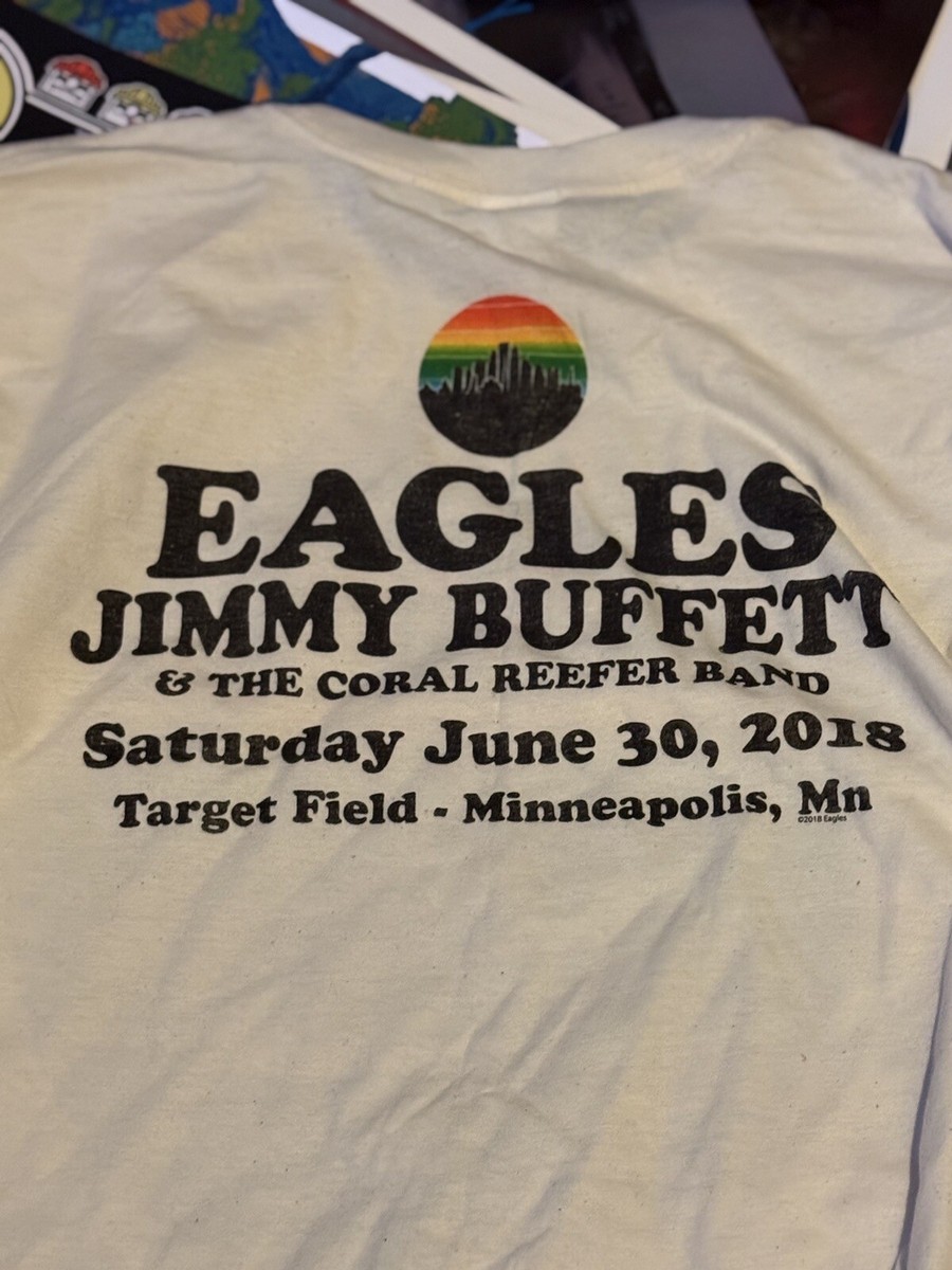Eagles Jimmy Buffet 2018 Concert Shirt Large Target Field
