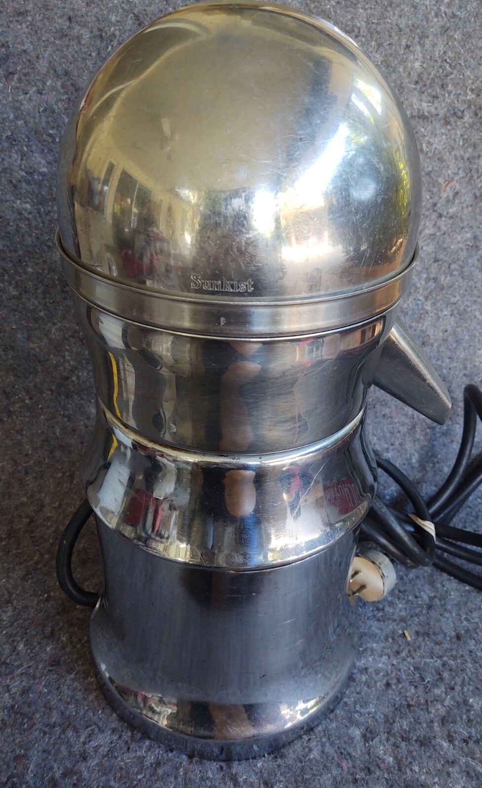 Vintage SUNKIST Commercial Juicer Type 6 Metal Chrome Finish Works Great eBay