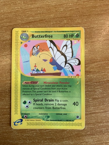 Pokemon Butterfree 38/165 Expedition Englisch 2002