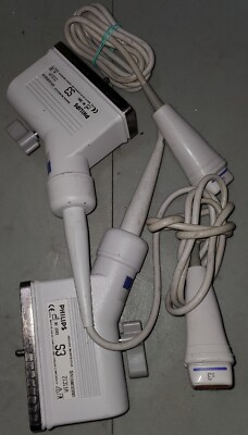 Lot of 2 Philips Ultrasound Transducer Probe S3 - HP/Sonos/Envisor