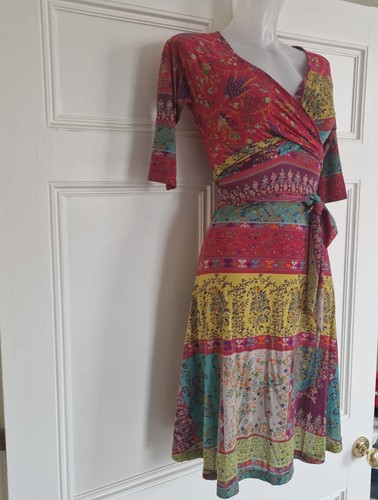 Etro Milano Etro jersey wrap front dress Size 42 UK 10 - Picture 3 of 7