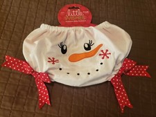 LITTLE WISHES Snowman Baby BLOOMERS - Size 0 NEW