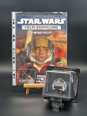 Star Wars DeAgostini Helm-Sammlung B-Wing Pilot #67 Maßstab 1:5