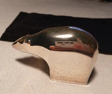 Dansk Silverplate Polar Bear paperweight, style 02166