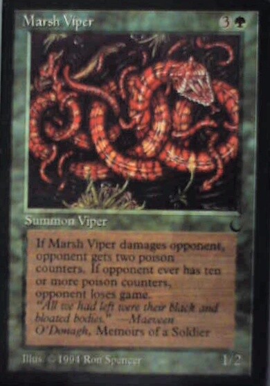 Marsh Viper - The Dark: #81, Magic: The Gathering Nm R181