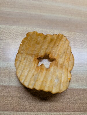 Star center cut martins barbecue potato chip. Chip is very unique. 