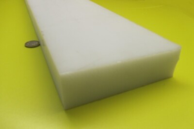 Hdpe White Bar 1.25'' Thick x 4.00'' Wide x 36'' Long