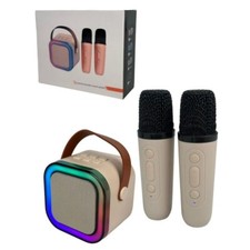 Children's karaoke, speaker and 2 microphones