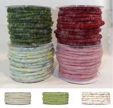 30 m Wollkordel*Ultima Ø=8mm SchafWolle*Filzschnur*Kordel Deko-Band 7 Farben Aus