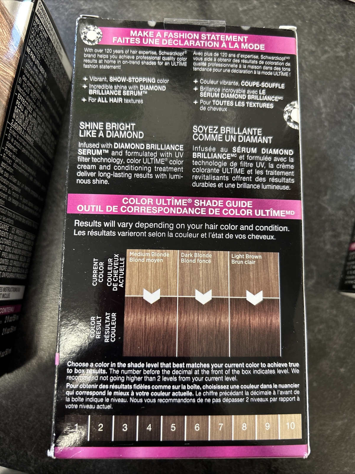 3x Schwarzkopf Color Ultime Permanent Hair Color Cream, 6.82 Bronze &hellip;B2