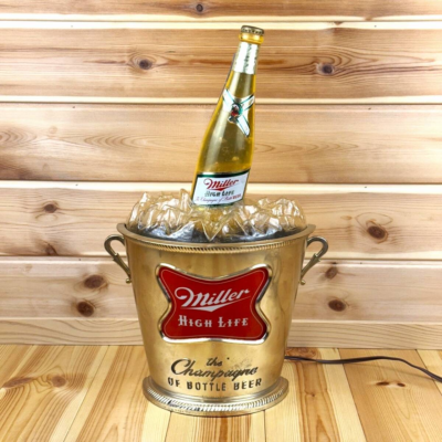 Miller High Life Bouncing Ball Beer Light Sign Works Rare Vintage