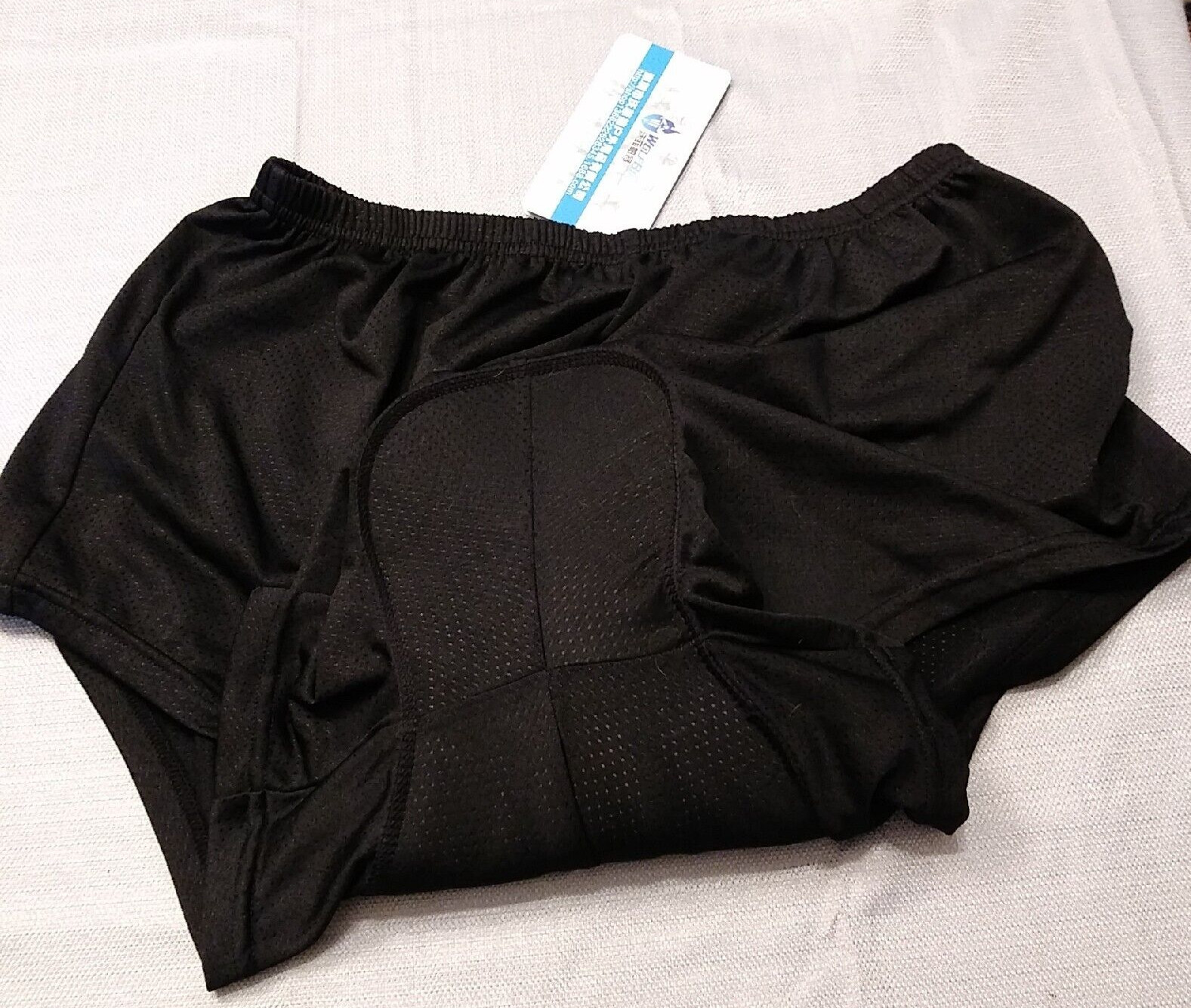 New WolfBike Bike Underwear Shorts XL Black Padded Seat Athletic