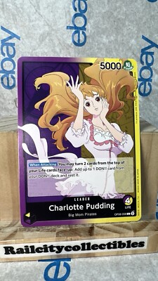 Charlotte Pudding OP08-058 (Leader Card) Two Legends ONE PIECE NM ...
