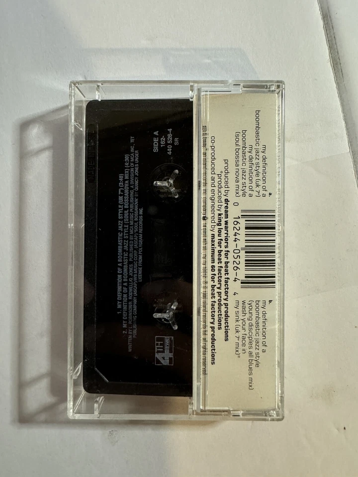 Dream Warriors - My Definition of a Boombastic Jazz Style -Cassette Single EBay4 - Image 2 of 3