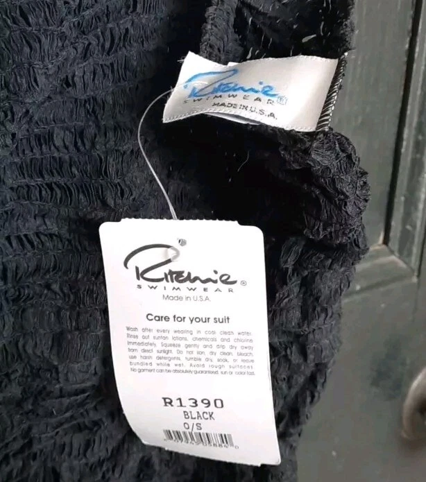 NWT RITCHIE Swimwear O/S  Sawgrass Swim Cover Wrap Pareo Black - Image 3 of 3