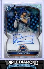 2023 Bowman Chrome Mega Kevin Parada Autograph Auto Mojo Refractor i690