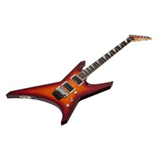 Jackson USA Warrior WR1 - Burnt Cherry Burst - Cuello engrasado fotovoltaico