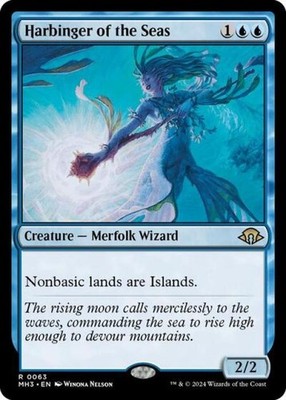 ~ Harbinger of the Seas ~ NM Foil ~ Modern Horizons 3 ~ MTG ~