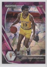 2021 Panini Prizm Draft Picks Variation Purple Ice /149 Josh Christopher #22 0q3